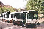 Shuttle bus in Zion