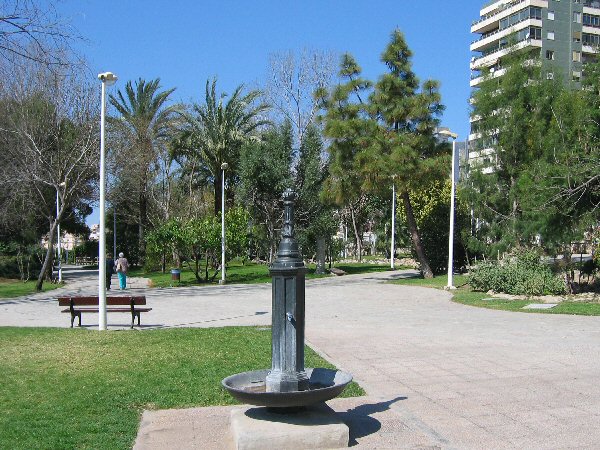Het park in Cullera