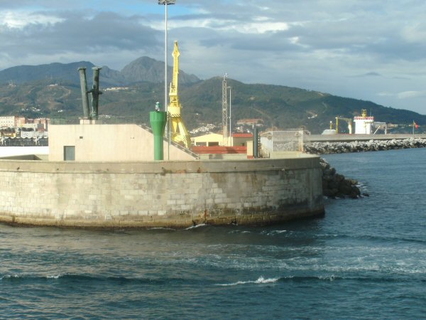 In de haven van Ceuta