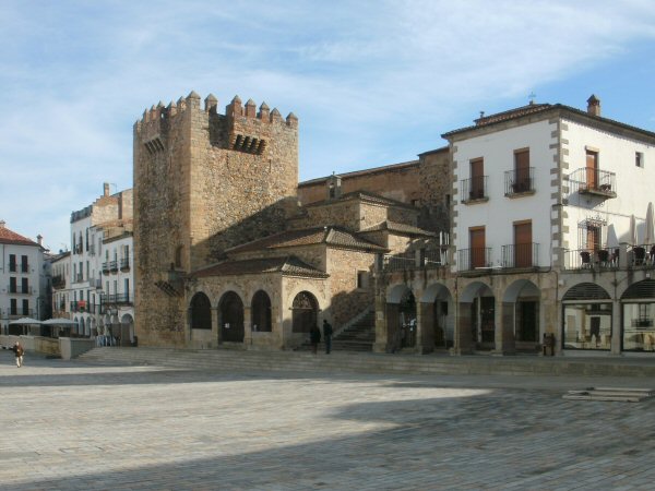 Het centrm van Cáceres