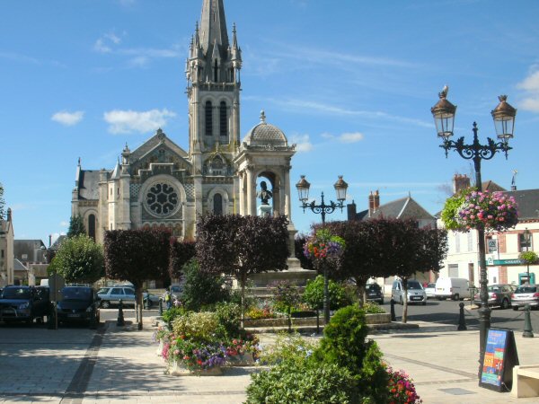 De kerk van Briare