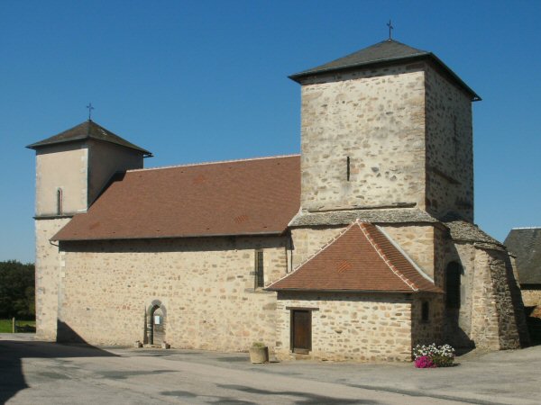 De kerk van Meuzac