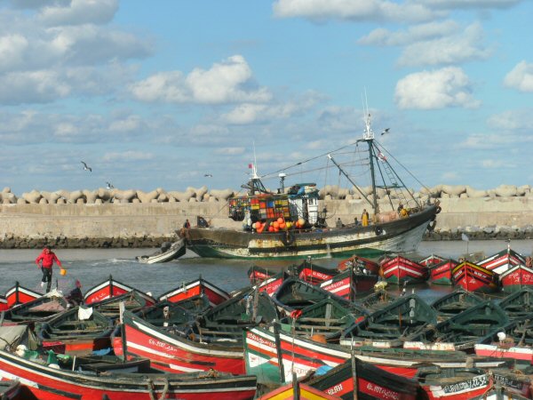 De haven van El Jadida