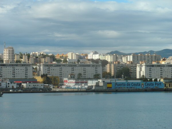 In de haven van Ceuta