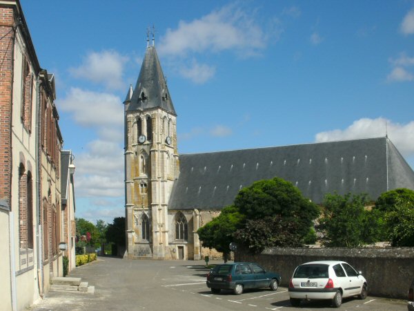 De kerk van Brezolles