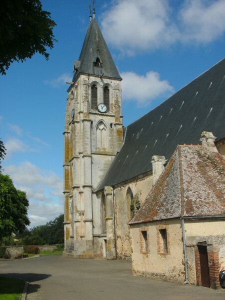 De kerk van Brezolles
